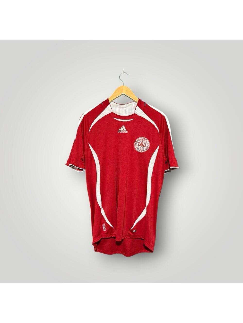 Vintage Adidas Denmark DBU Soccer Jersey Size M Men’s